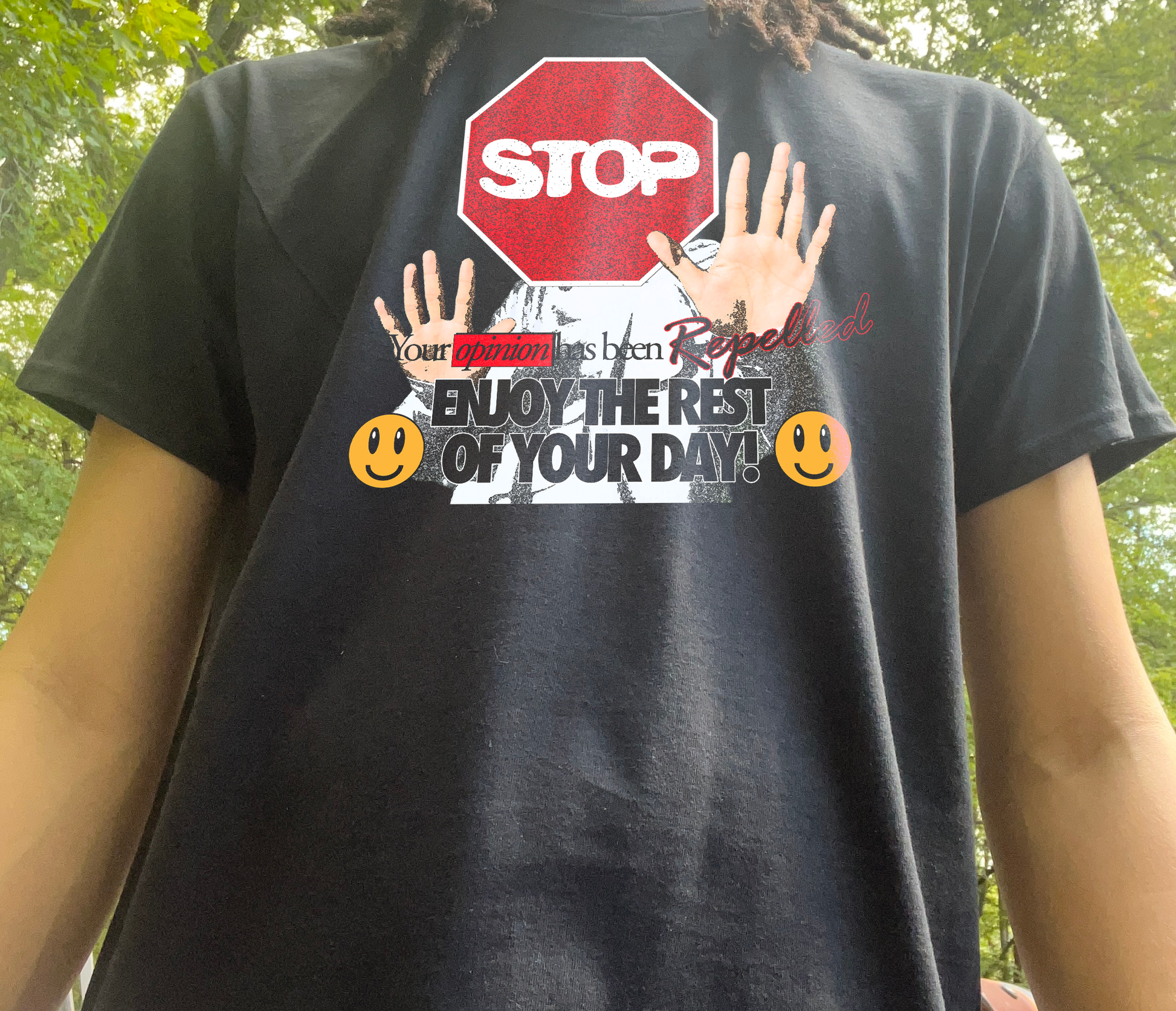 “Enjoy the rest of your day!” Graphic Tee